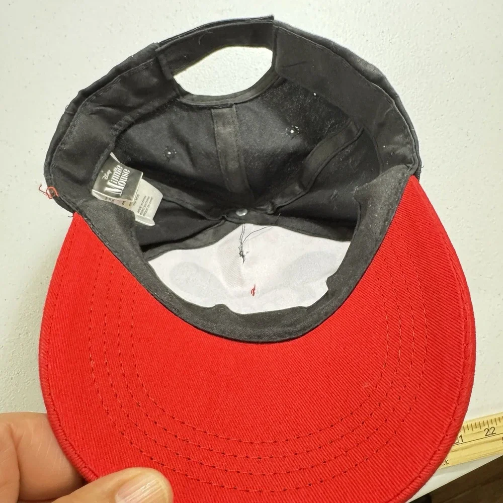 Girls Minnie Mouse Hat Baseball Style Cap Adjustable Red Bow Hearts‎ Disney Cute